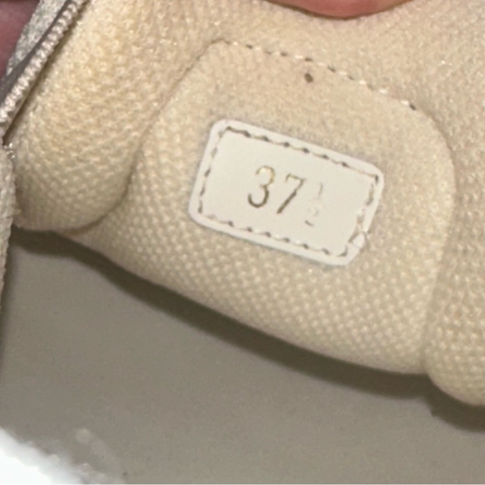Dior Navy and Cream Slip-On Sneakers - Picture 4 of 5